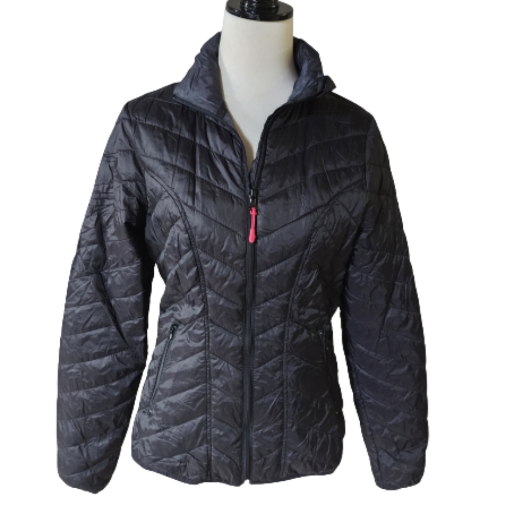 Tek Gear Women's black packable puffer jacket Women's size small